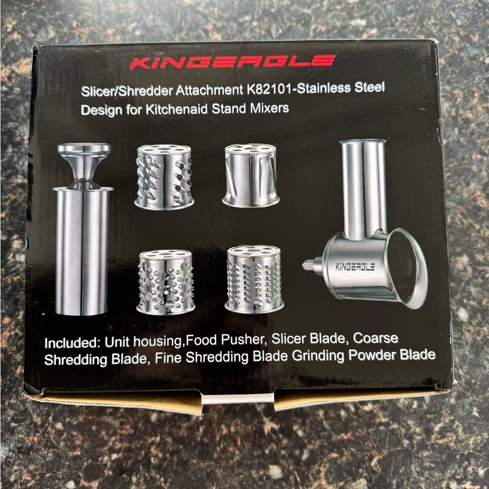 KINGEAGLE Stainless Steel Mixer Attachment Set for a Kitchenaid Mixer